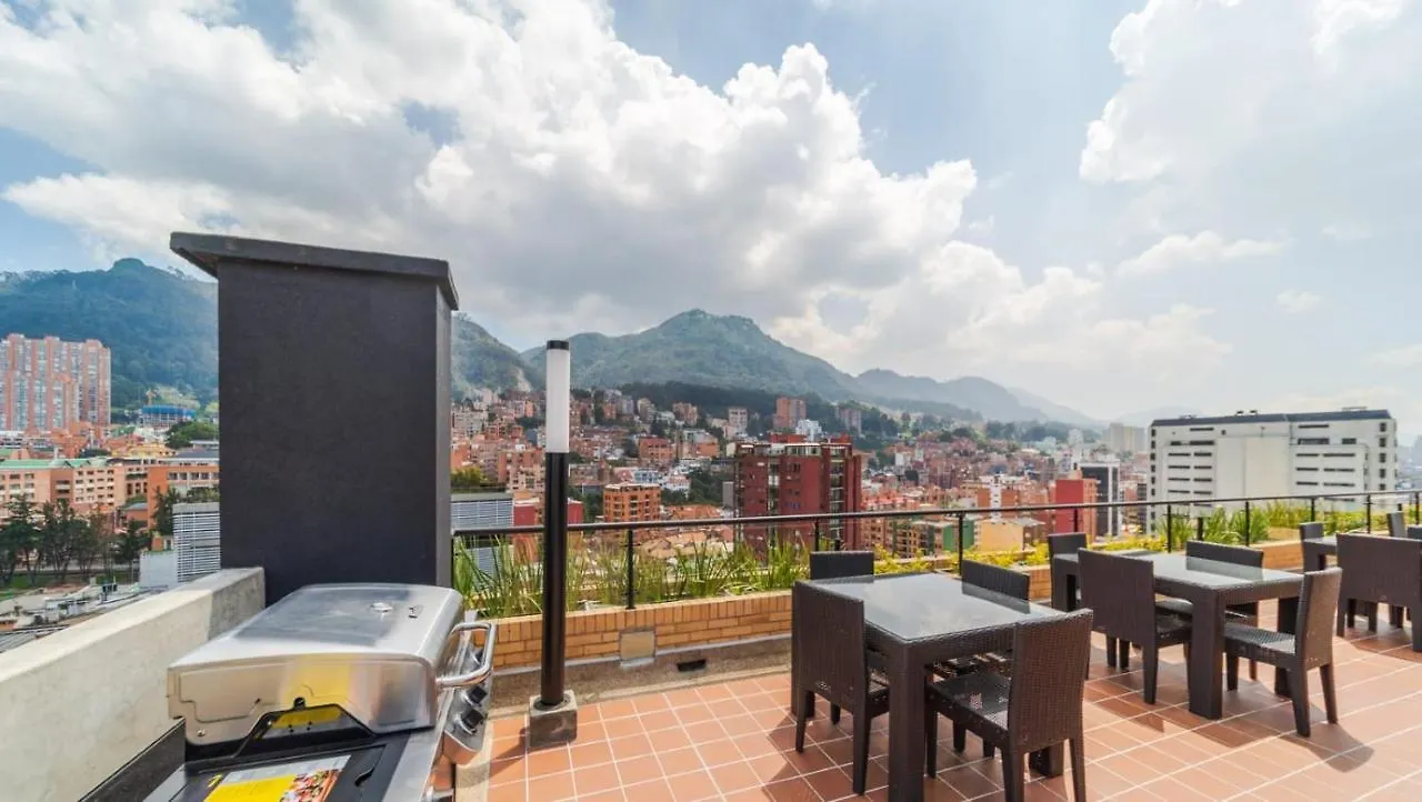 Iluminado Y Moderno Apartaestudio Boho Chic/Balcon Apartment Bogota